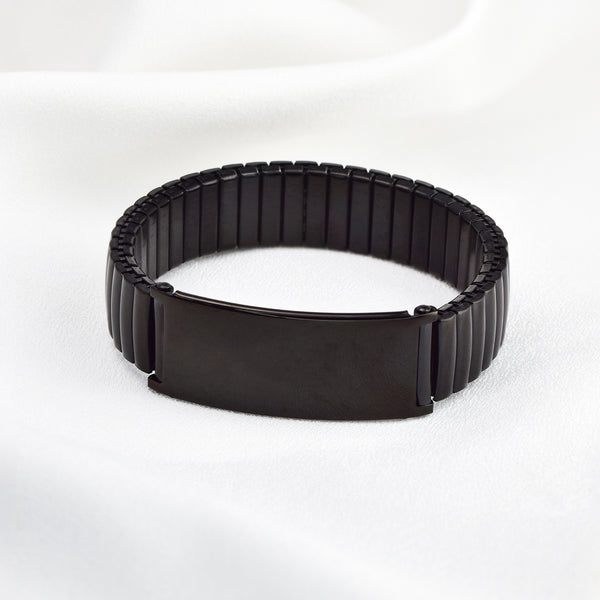 Stainless Steel Stretch ID Bracelet